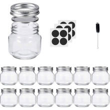 300ml 10oz Empty Clear Glass Mason Jar Food Packaging Storage Glass Jar with Lids for jam